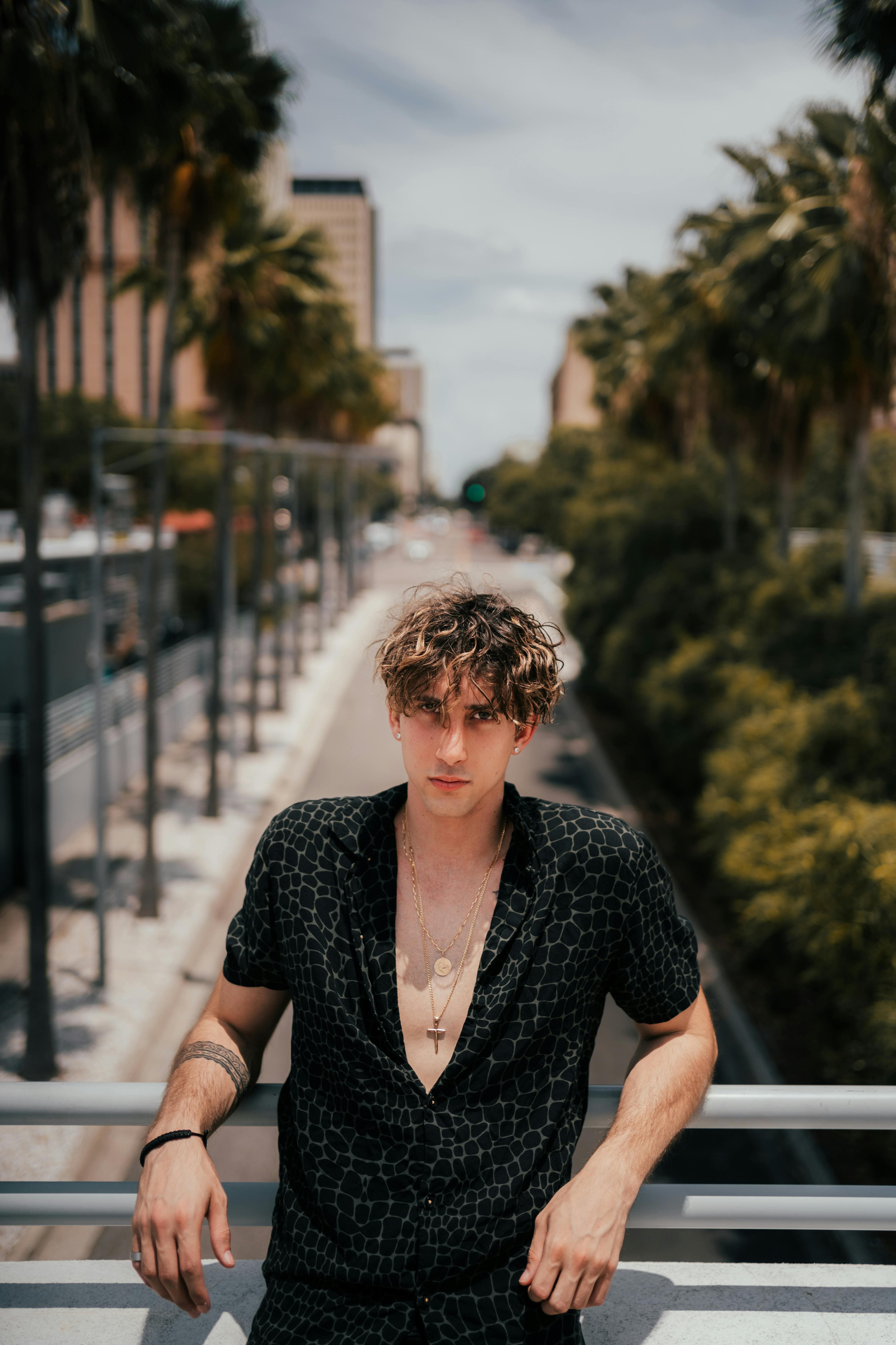 Seven Talent men's board announcement portrait in Miami